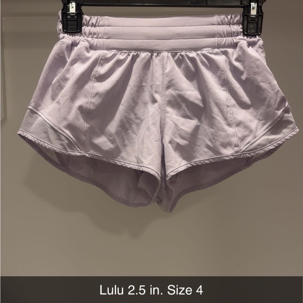 lululemon athletica Women's Light Purple Sleep Shorts